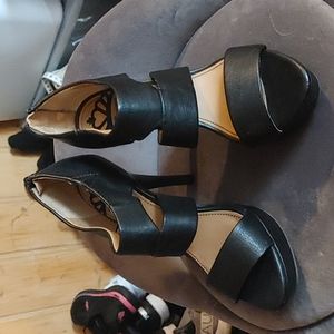 Fergalicious Size 7.5 Black Heels